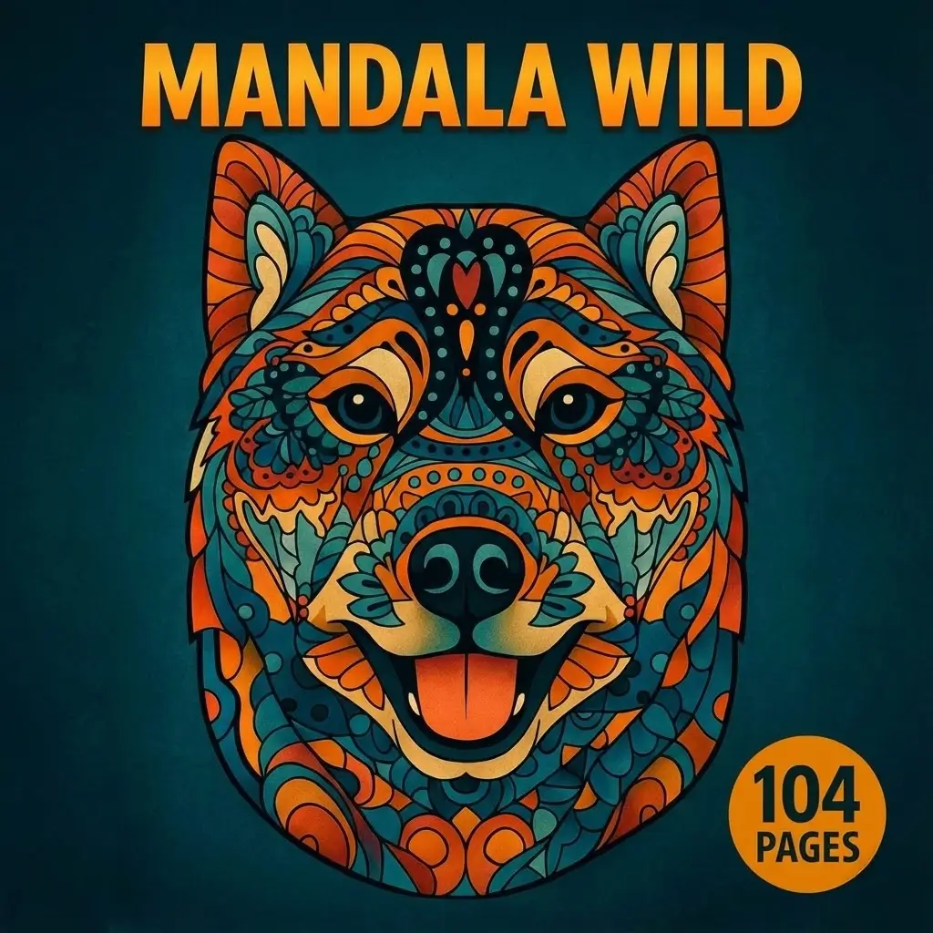 Mandala Wild – 54 Animals Filled with Intricate Patterns
